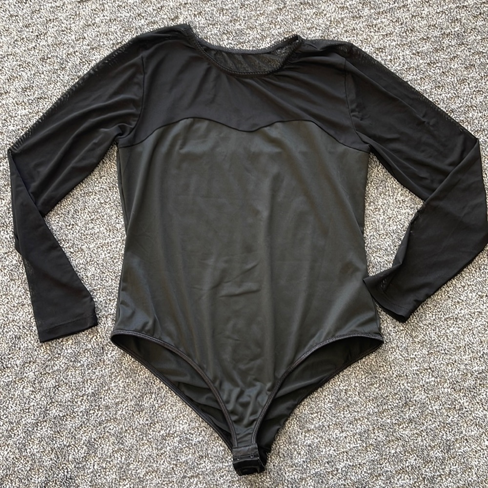 Sheer top body suit